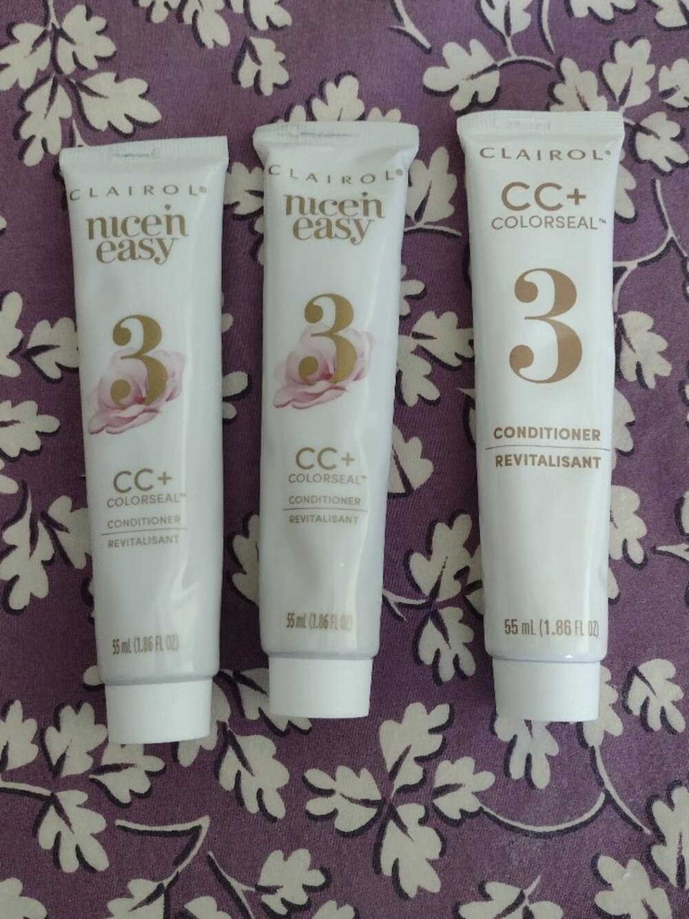 3 Tubes Miss Clairol Conditioner, New unused Condition